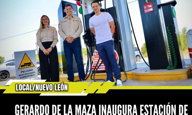 GERARDO DE LA MAZA INAUGURA ESTACIÓN DE SERVICIO DE GASOREC EN EL CARMEN