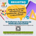 MIGUEL ÁNGEL SALAZAR INVITA A INSCRIBIRSE AL PROGRAMA GRATUITO “ÚTILES ESCOLARES 2025”