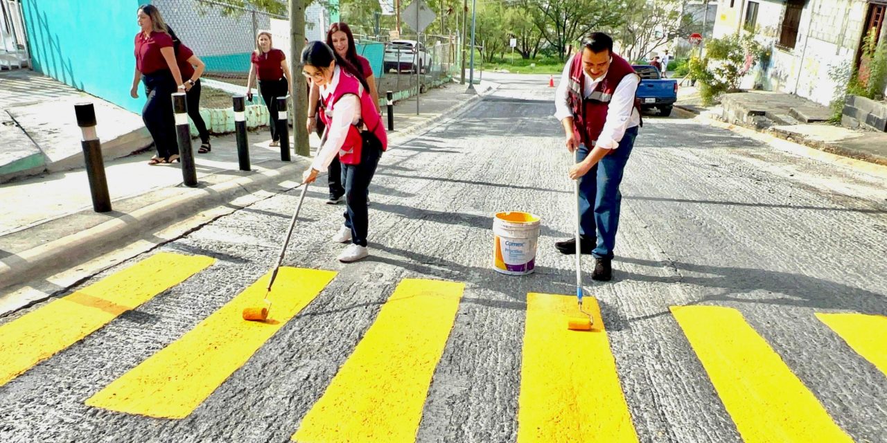 SE PREPARA JESÚS NAVA ANTE REGRESO A CLASES CON EL REFORZAMIENTO DE LA SEÑALÉTICA VIAL