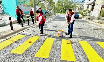 SE PREPARA JESÚS NAVA ANTE REGRESO A CLASES CON EL REFORZAMIENTO DE LA SEÑALÉTICA VIAL