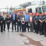 CÉSAR GARZA HONRA A BOMBEROS DE NUEVO LEÓN Y PROMETE MÁS APOYO A SU LABOR