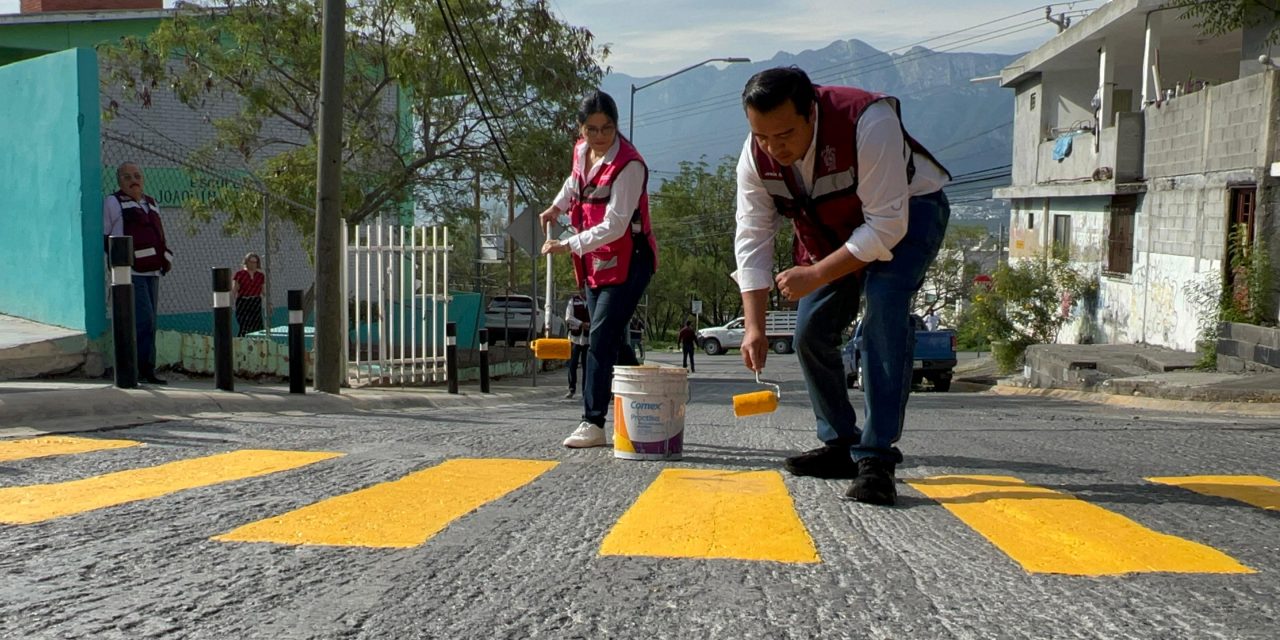 JESÚS NAVA REFUERZA SEGURIDAD Y MANTENIMIENTO EN ESCUELAS DE SANTA CATARINA