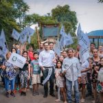 DAVID DE LA PEÑA PONE EN MARCHA PAVIMENTACIÓN CON CONCRETO HIDRÁULICO EN SANTIAGO