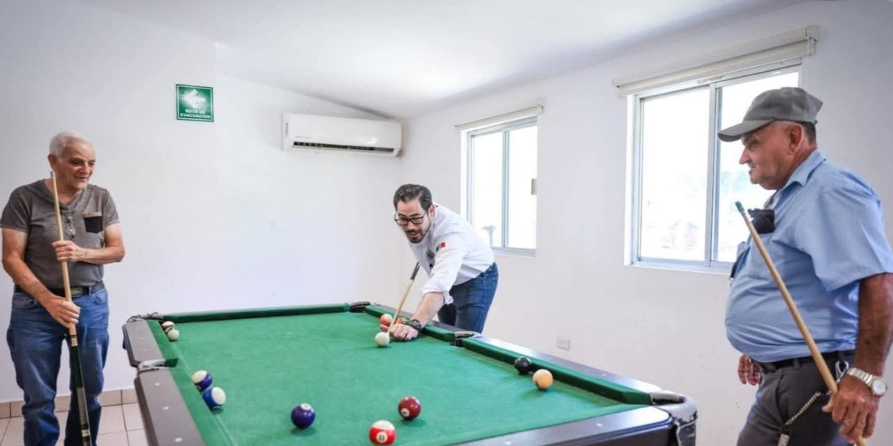 DAVID DE LA PEÑA COMPARTE ALEGRÍA Y CONVIVENCIA EN LA CASA DEL ADULTO MAYOR