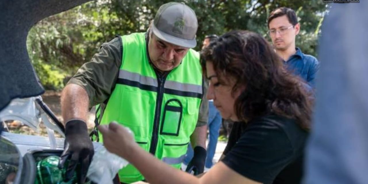 ANDRÉS MIJES IMPULSA “ESCOBEDO RECICLA” EN MODALIDAD DRIVE THRU