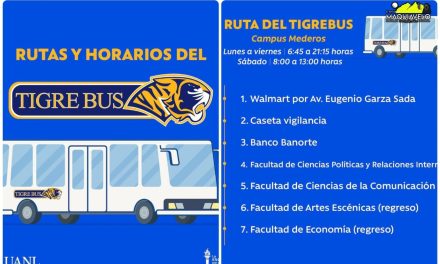 UANL REFUERZA CON TIGREBUS LA MOVILIDAD ESTUDIANTIL EN CAMPUS MEDEROS
