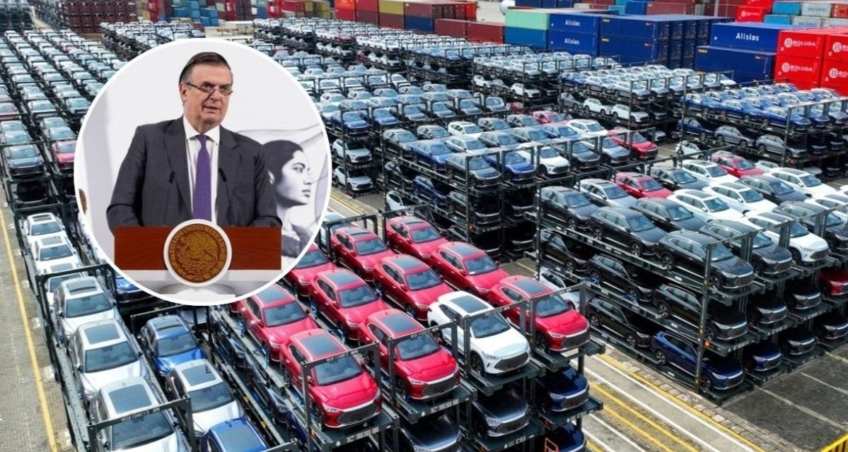 MARCELO EBRARD BUSCA ARANCEL MENOR AL 15% PARA EXPORTACIÓN DE VEHÍCULOS