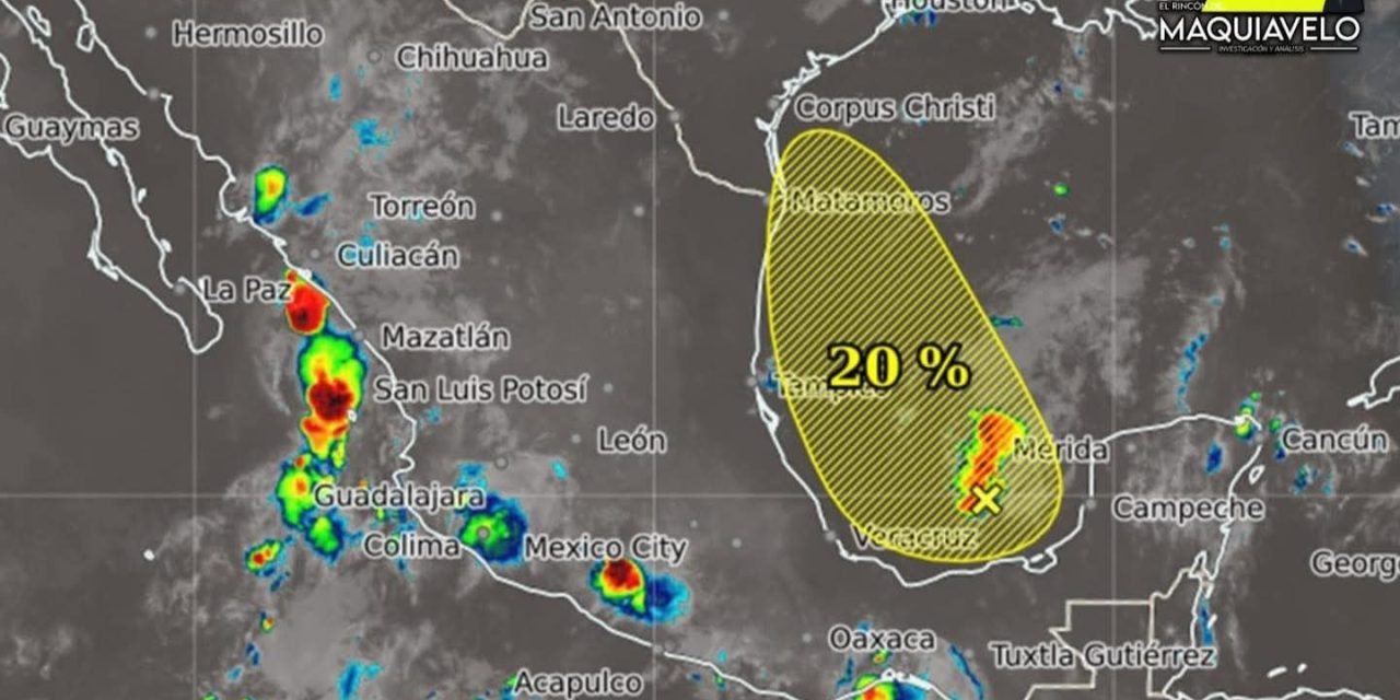 FIN DE SEMANA CON CHUBASCOS MODERADOS Y PROBABILIDAD DE LLUVIA DEL 20-30%