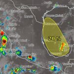 FIN DE SEMANA CON CHUBASCOS MODERADOS Y PROBABILIDAD DE LLUVIA DEL 20-30%