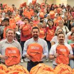 DAVID SÁNCHEZ ENTREGA MOCHILAS Y ÚTILES EN PROGRAMA “CON TODO A LA ESCUELA”