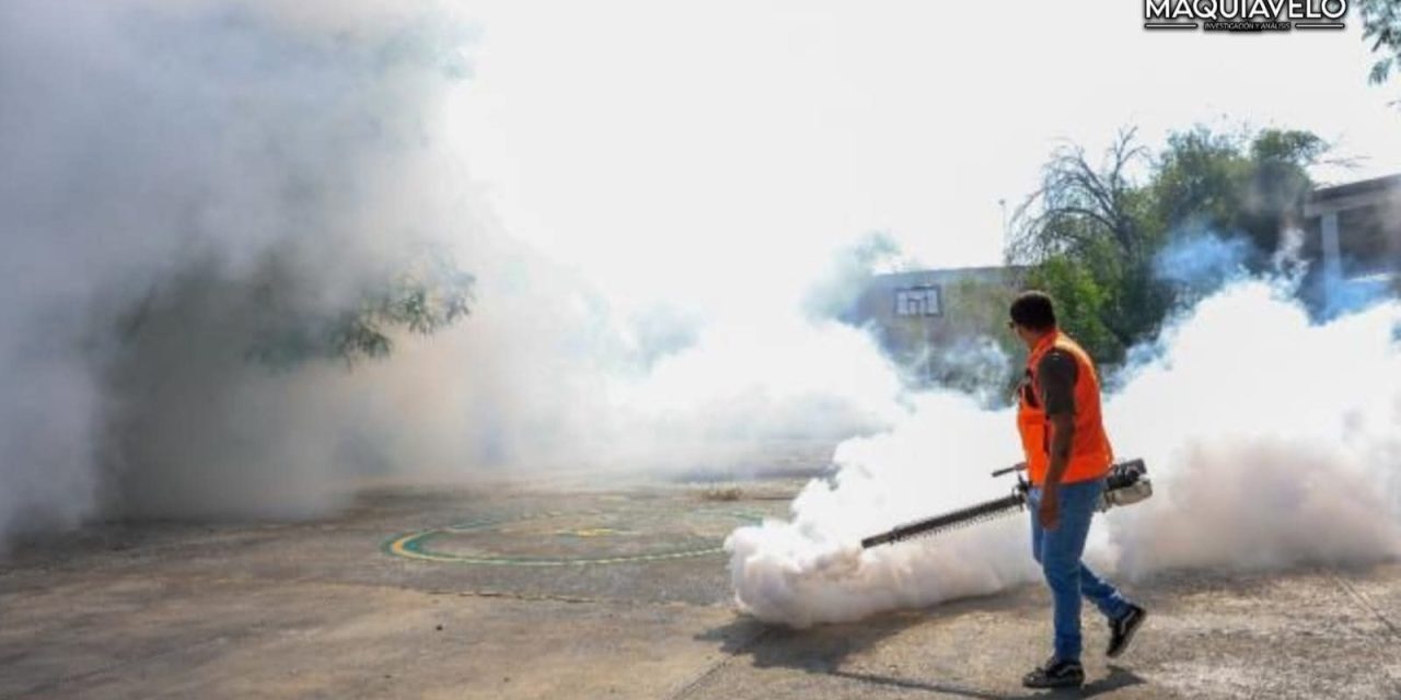 GUADALUPE COMBATE EL DENGUE CON FUMIGACIÓN EN ESCUELAS PREVIO AL INICIO ESCOLAR 