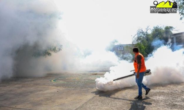 GUADALUPE COMBATE EL DENGUE CON FUMIGACIÓN EN ESCUELAS PREVIO AL INICIO ESCOLAR 