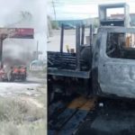 POLICÍA DE SALINAS VICTORIA SALVA A HOMBRE DE MORIR EN INCENDIO DE CAMIONETA