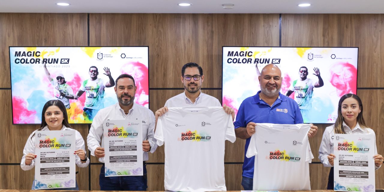¡PREPARA TUS TENIS! DAVID DE LA PEÑA INVITA A LA COMUNIDAD A PARTICIPAR EN EL “MAGIC COLOR RUN” 2025
