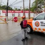 GUADALUPE IMPLEMENTA CIERRE VIAL EN “ELOY CAVAZOS” POR FUERTES LLUVIAS