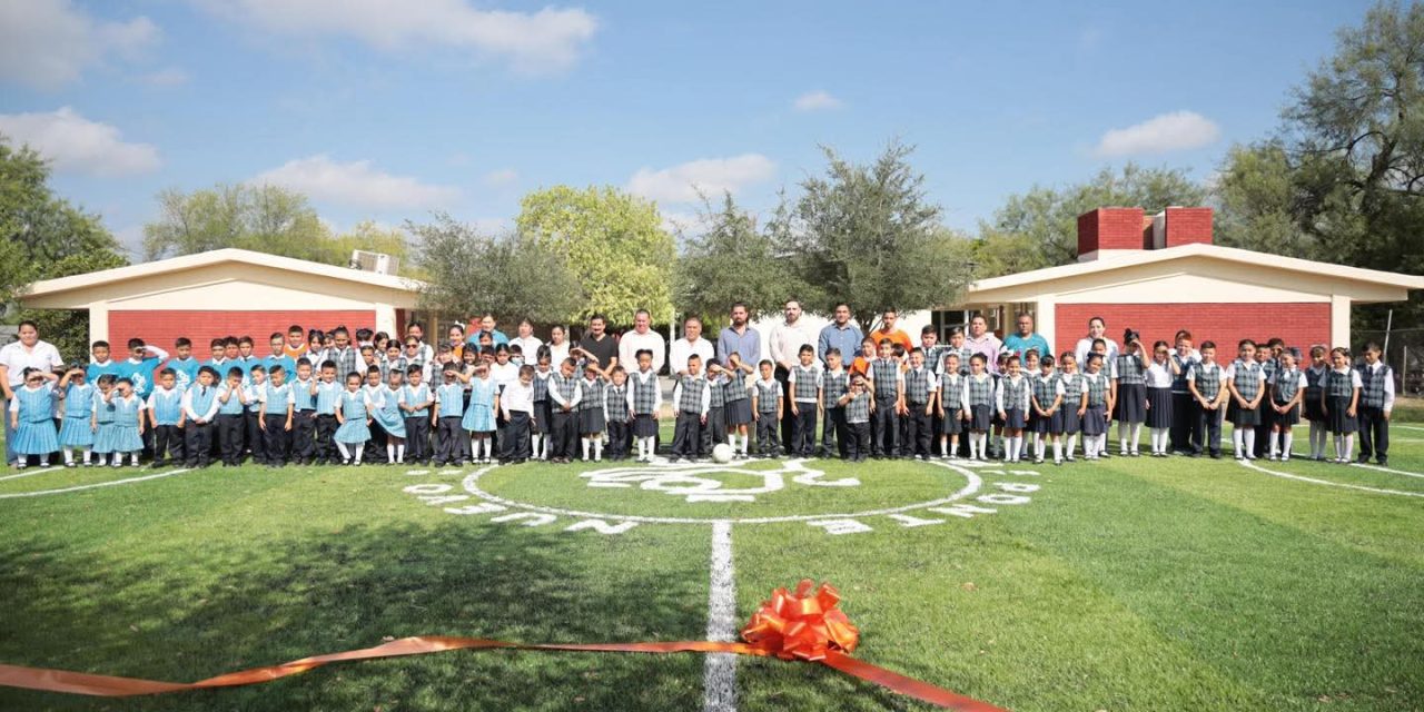 DAVID SÁNCHEZ ARRANCA REGRESO A CLASES CON INAUGURACIÓN DE CANCHAS EN GENERAL TERÁN
