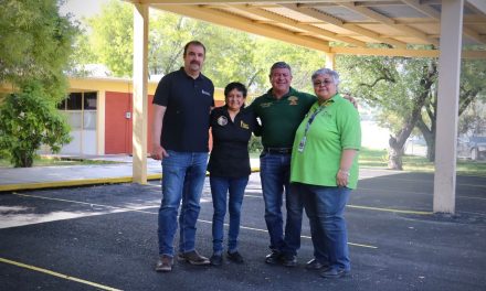 BALTAZAR MARTÍNEZ INAUGURA NUEVO PAVIMENTO EN PREPARATORIA 11 DE LA UANL