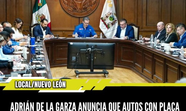 ADRIÁN DE LA GARZA ANUNCIA QUE AUTOS CON PLACA DE DISCAPACIDAD NO PAGARÁN PARQUÍMETROS