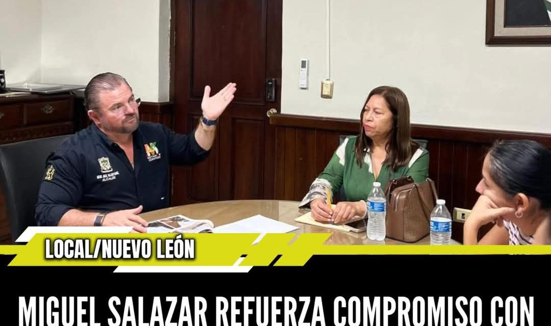 MIGUEL SALAZAR REFUERZA COMPROMISO CON LA EDUCACIÓN EN MONTEMORELOS