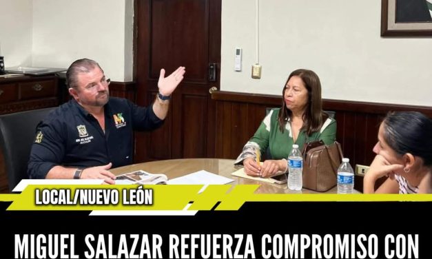 MIGUEL SALAZAR REFUERZA COMPROMISO CON LA EDUCACIÓN EN MONTEMORELOS