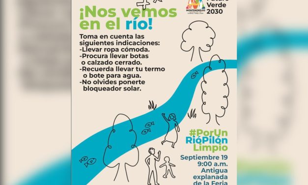 MIGUEL ÁNGEL SALAZAR REALIZA MACROLIMPIEZA DEL RÍO PILÓN EN MONTEMORELOS