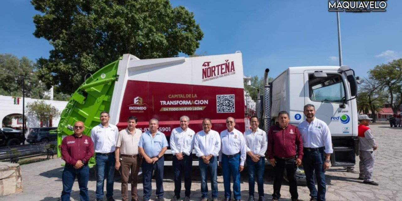 ANDRÉS MIJES REFUERZA RECOLECCIÓN DE BASURA EN ESCOBEDO CON 24 NUEVAS UNIDADES