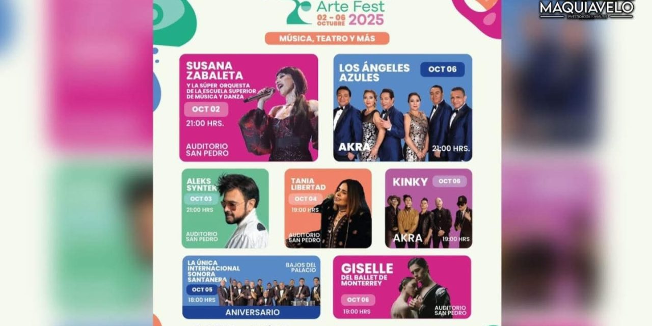 SAN PEDRO ANUNCIA EL REGRESO DE ARTEFEST 2025 CON SUSANA ZABALETA