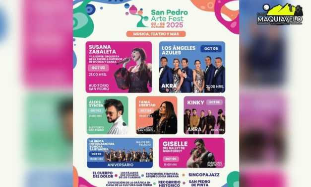 SAN PEDRO ANUNCIA EL REGRESO DE ARTEFEST 2025 CON SUSANA ZABALETA