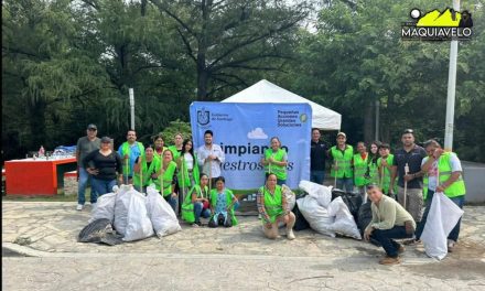 DAVID DE LA PEÑA LLEVÓ A CABO JORNADA DE LIMPIEZA Y REFORESTACIÓN EN SANTIAGO