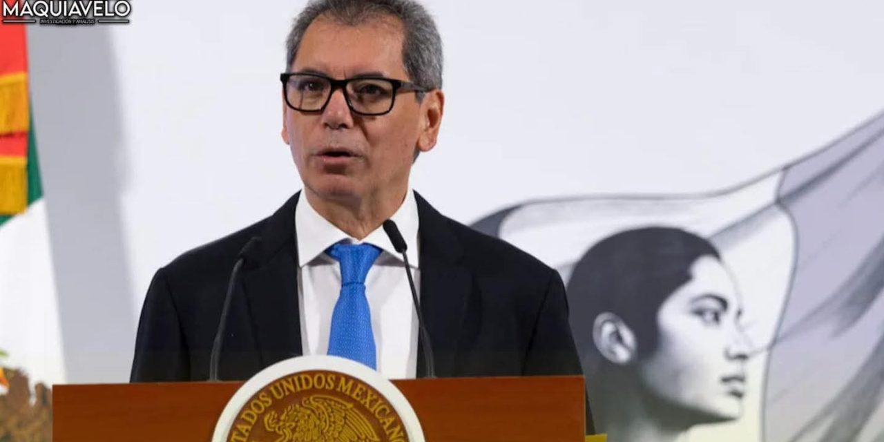 ÉDGAR AMADOR ZAMORA ANUNCIA QUE MÉXICO LEVANTARÁ INTERVENCIONES A BANCOS SANCIONADOS POR EU