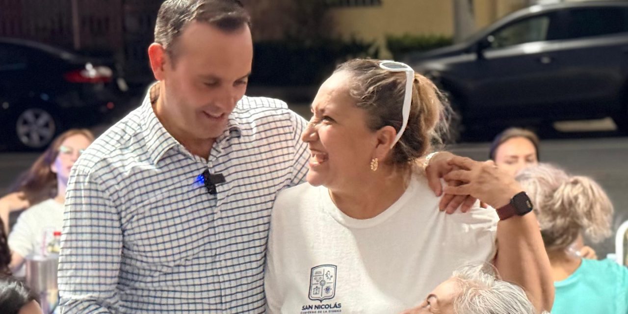 CARLOS “CHALE” DE LA FUENTE RECORRE LA COLONIA MIRAFLORES PARA ESCUCHAR Y SERVIR A SAN NICOLÁS