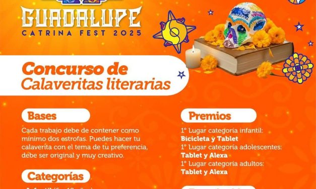 HÉCTOR GARCÍA INVITA A PARTICIPAR EN EL CONCURSO DE CALAVERITAS LITERARIAS 2025 EN GUADALUPE