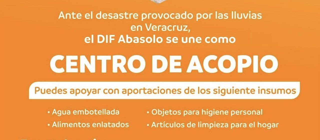 REYNALDO CANTÚ LLAMA A LA SOLIDARIDAD CON DAMNIFICADOS DE VERACRUZ