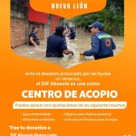 REYNALDO CANTÚ LLAMA A LA SOLIDARIDAD CON DAMNIFICADOS DE VERACRUZ