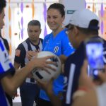 HÉCTOR GARCÍA IMPULSA CONVIVENCIA INCLUSIVA CON JUGADORAS DE RAYADAS