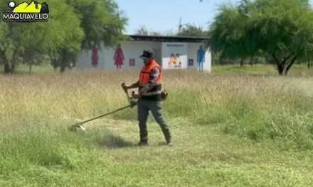 MIGUEL ÁNGEL SALAZAR GARANTIZA MANTENIMIENTO EN PARQUES Y JARDINES DE MONTEMORELOS
