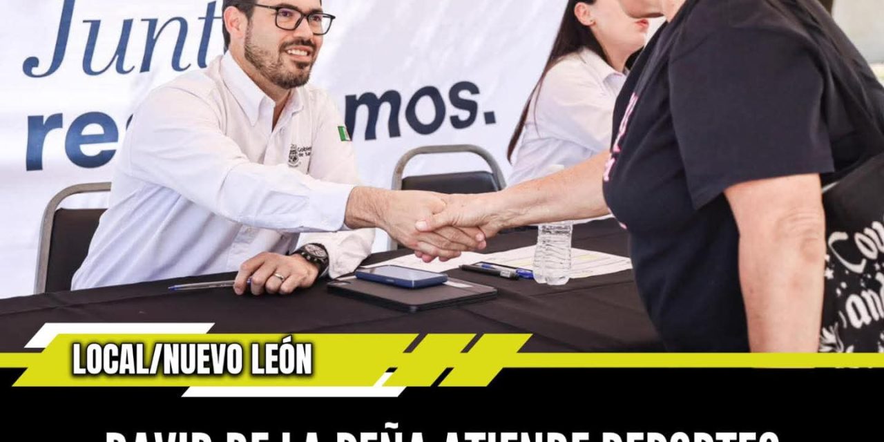 DAVID DE LA PEÑA ATIENDE REPORTES CIUDADANOS EN EL ÁLAMO