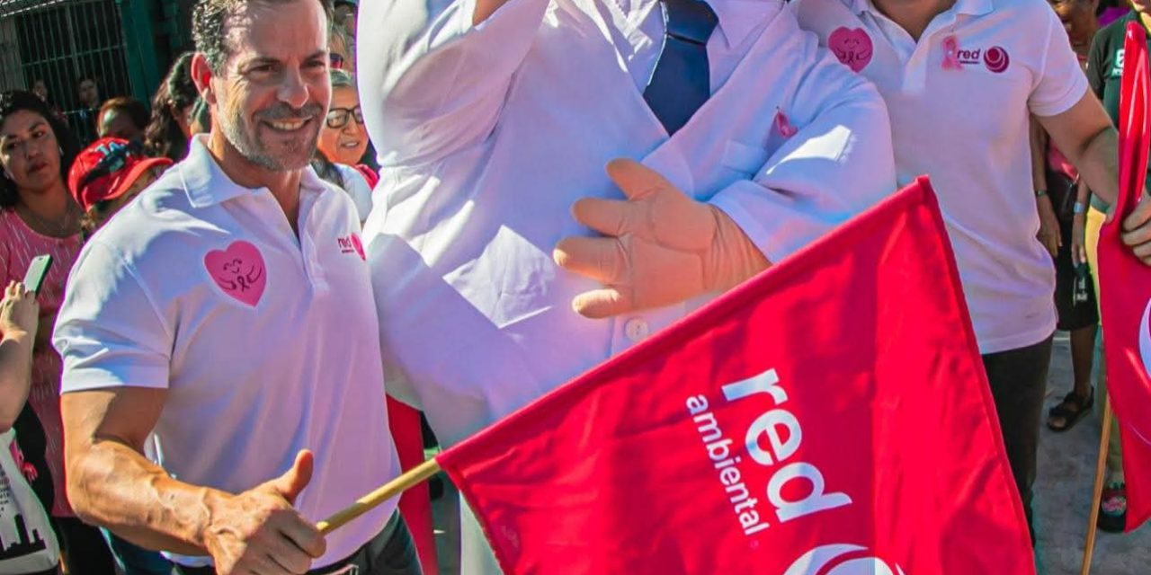 CÉSAR GARZA ARREDONDO RESPALDA “CAMPAÑA ROSA” DE RED AMBIENTAL EN APODACA