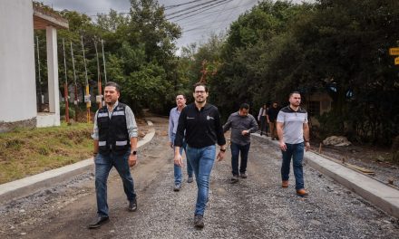 DAVID DE LA PEÑA SUPERVISA AVANCES DE LA OBRA “CAMINO A SANTA TAIS”