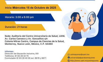 UANL IMPARTE TALLER PARA FOMENTAR EL DESARROLLO PERSONAL EN PERSONAS MAYORES