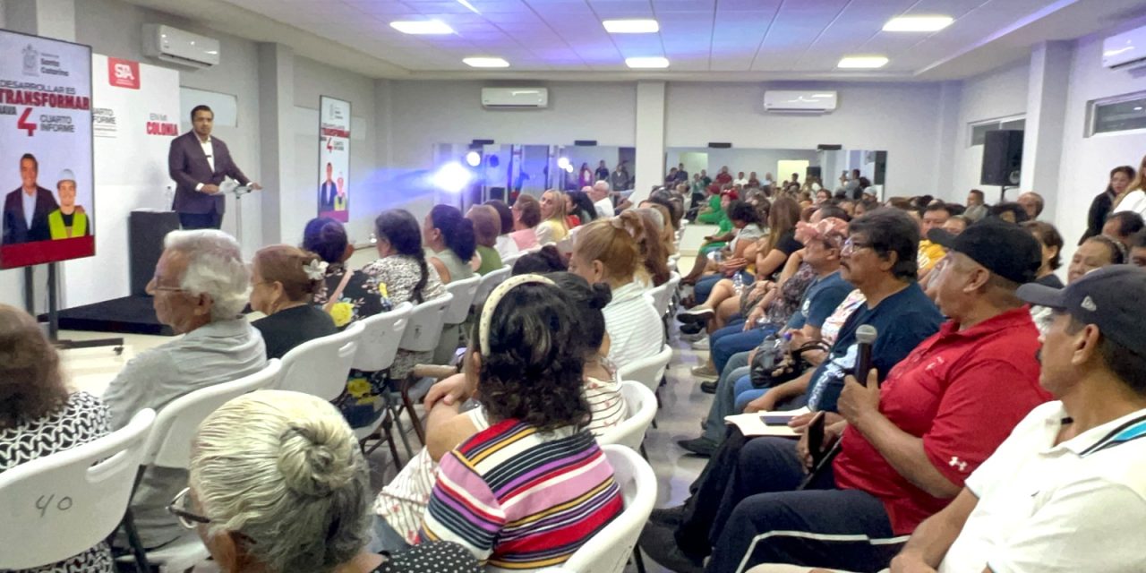 JESÚS NAVA ACERCA EL INFORME DE GOBIERNO A LA GENTE DE SANTA CATARINA