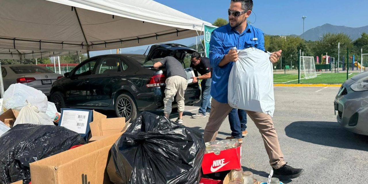 DAVID DE LA PEÑA AGRADECE A LA COMUNIDAD POR SU PARTICIPACIÓN EN EL RECICLAJE