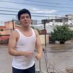 ENTRE EL AGUA Y LA MÚSICA: JOVEN DE POZA RICA SE VUELVE VIRAL AL BAILAR TEMA DE TAYLOR SWIFT DURANTE LAS INUNDACIONES