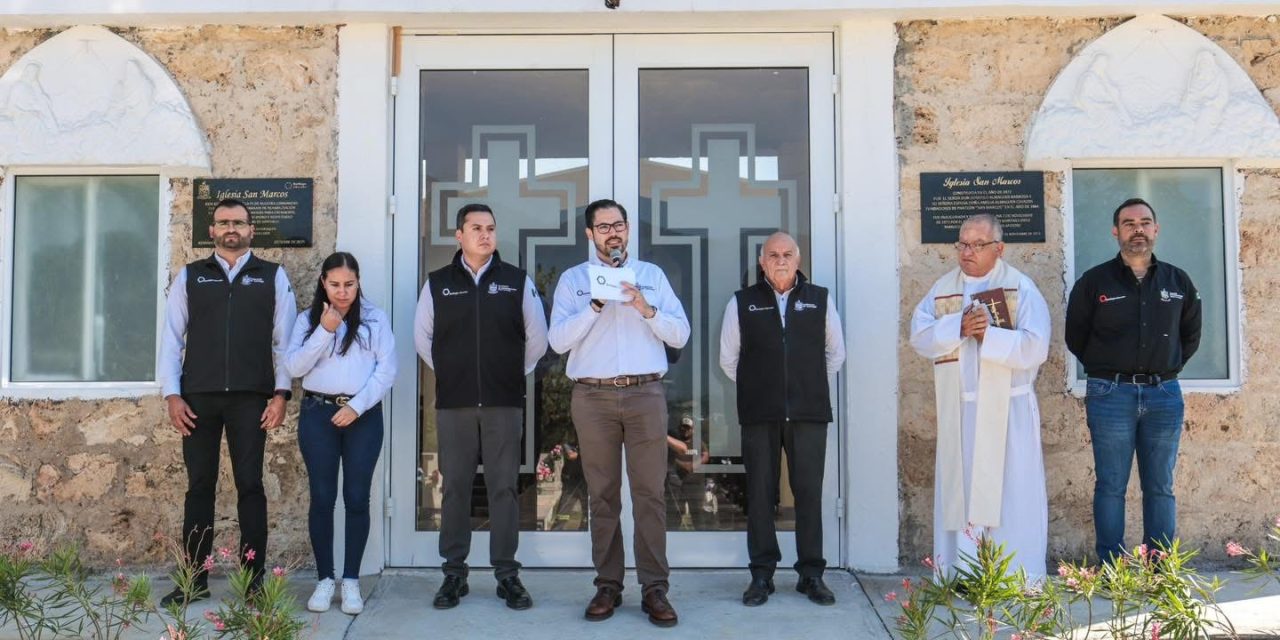DAVID DE LA PEÑA ENTREGA CAPILLA RENOVADA EN EL PANTEÓN SAN MARCOS