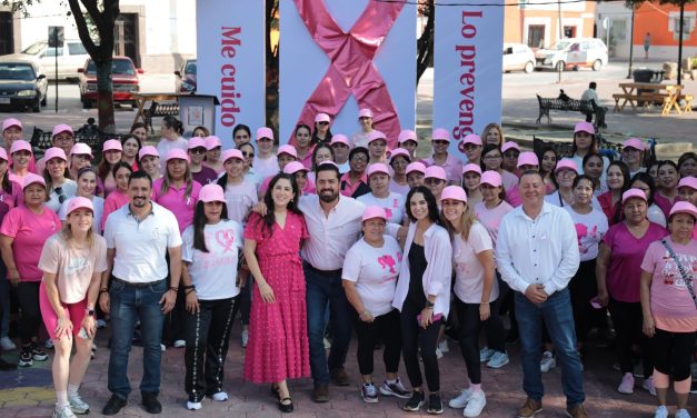 DAVID SÁNCHEZ ARRANCA CAMPAÑA CONTRA EL CÁNCER DE MAMA EN GENERAL TERÁN