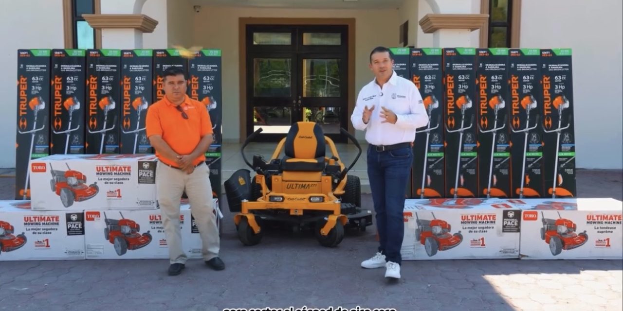 GERARDO DE LA MAZA FORTALECE SERVICIOS PÚBLICOS EN EL CARMEN