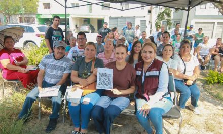 CLARA LUZ FLORES DESTACA ORGANIZACIÓN CIUDADANA EN LA COLONIA RENACIMIENTO
