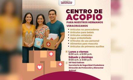 ANDRÉS MIJES ACTIVA CENTROS DE ACOPIO EN ESCOBEDO PARA AYUDAR A FAMILIAS VERACRUZANAS