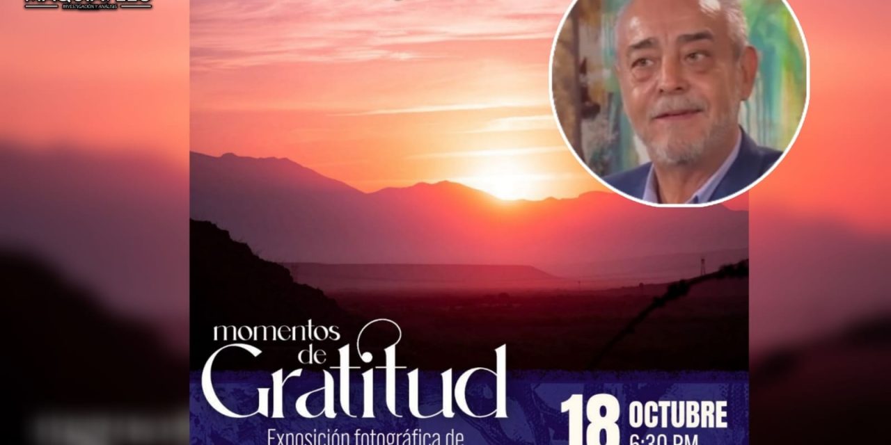 PRESENTARÁ TONY CÁRDENAS, SUS MOMENTOS DE GRATITUD EN SANTIAGO