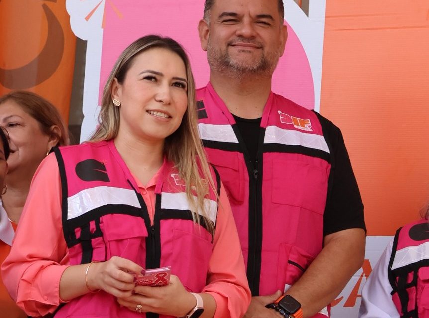 CARLOS RODRÍGUEZ “EL CUATE” Y SU ESPOSA ALEIDA MONTERMAYOR IMPULSAN SEMANA ROSA Y OBRAS EN CADEREYTA